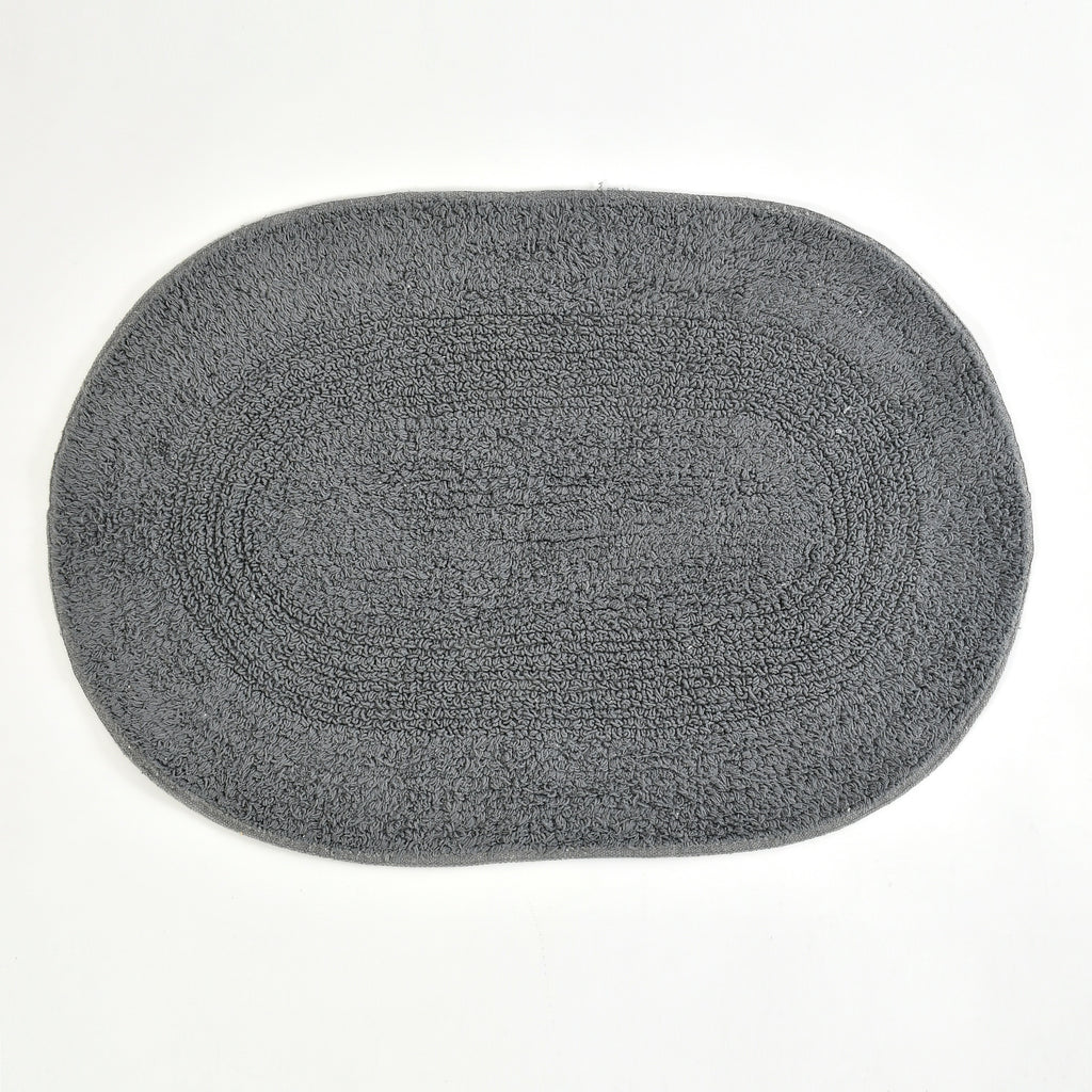 Ablon Cotton Bath Mat - 50x80cm, Grey