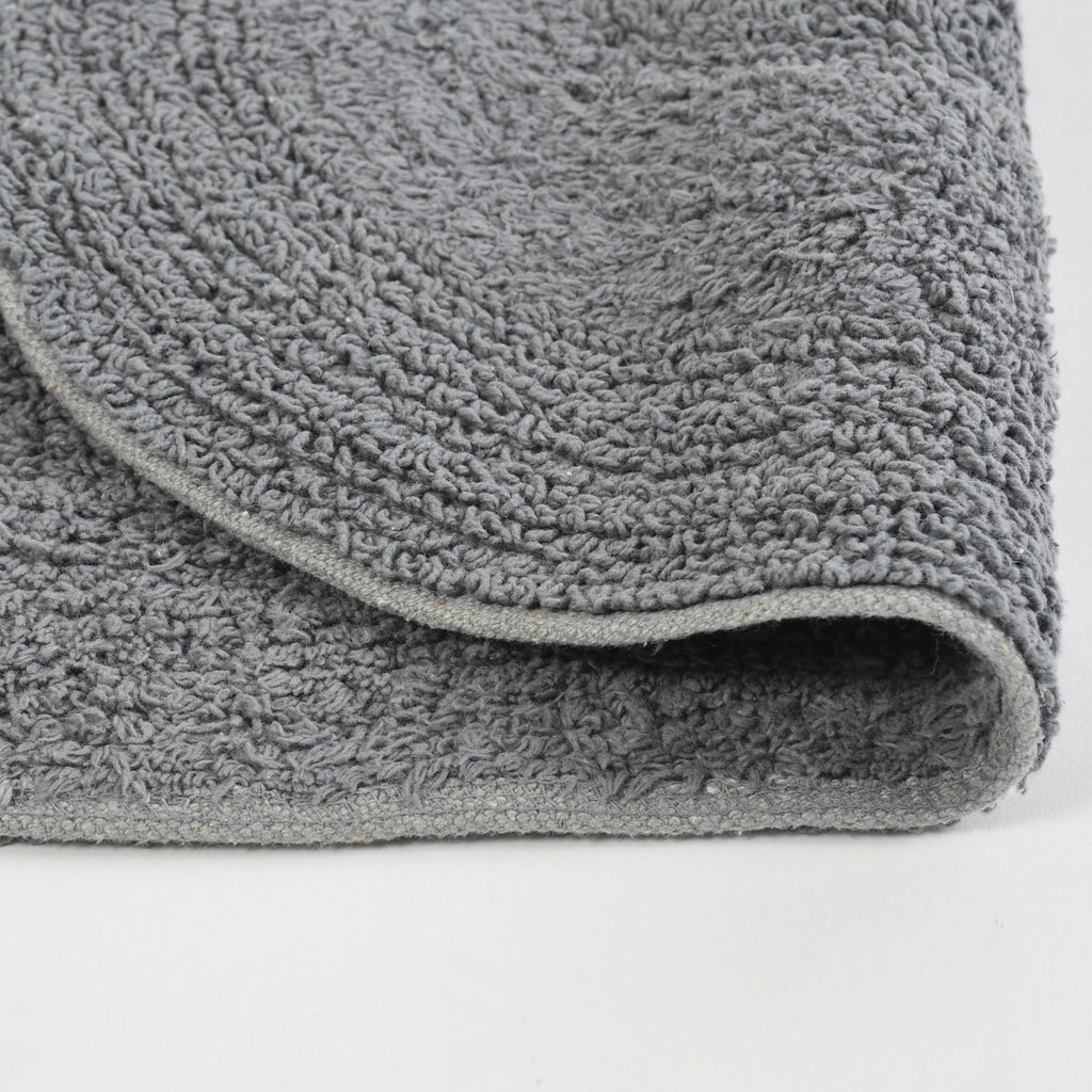 Ablon Cotton Bath Mat - 50x80cm, Grey