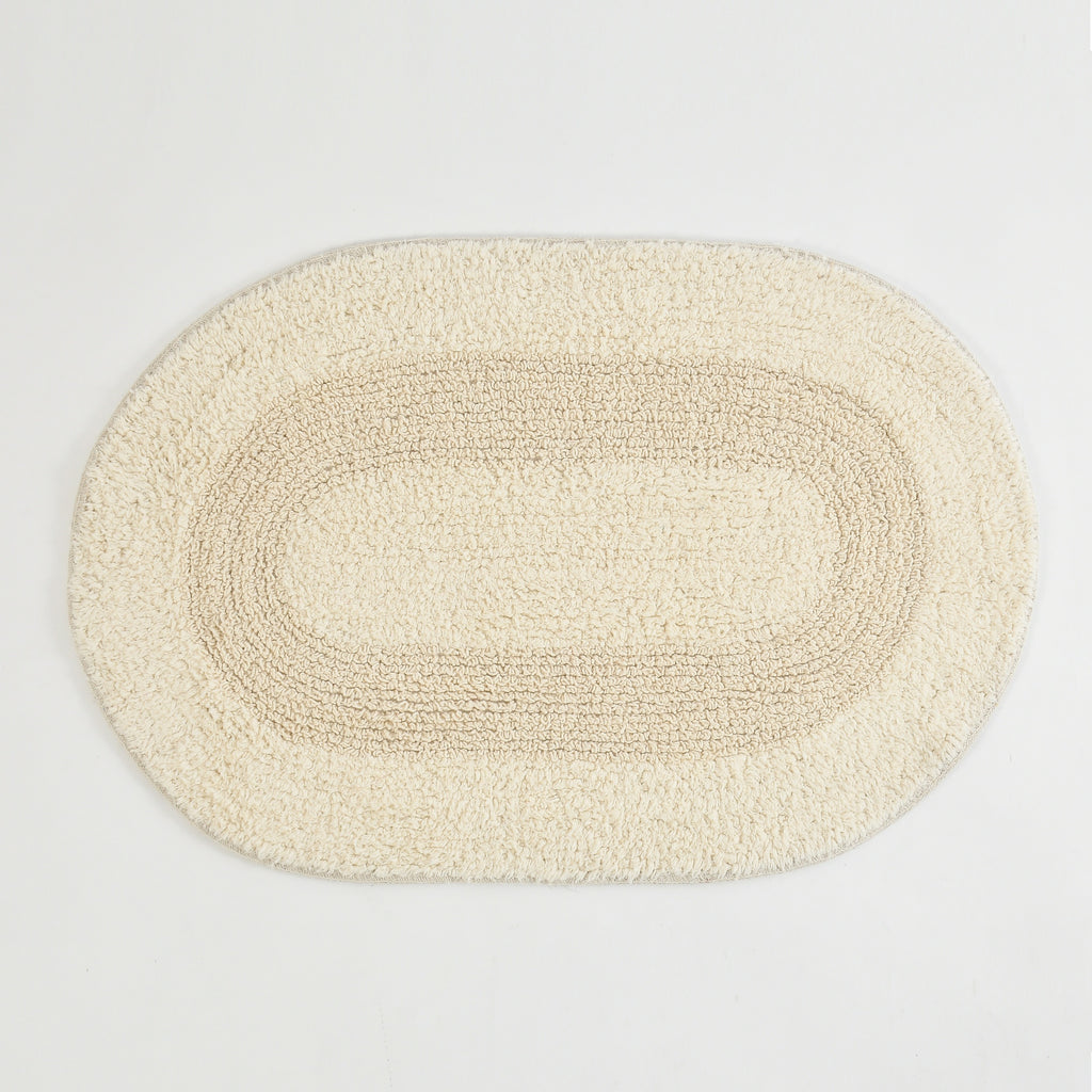 Ablon Cotton Bath Mat - 40x60cm, Ivory