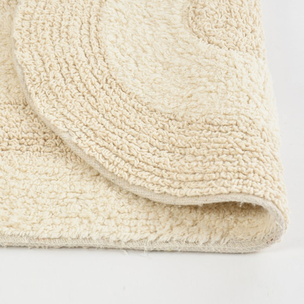 Ablon Cotton Bath Mat - 40x60cm, Ivory