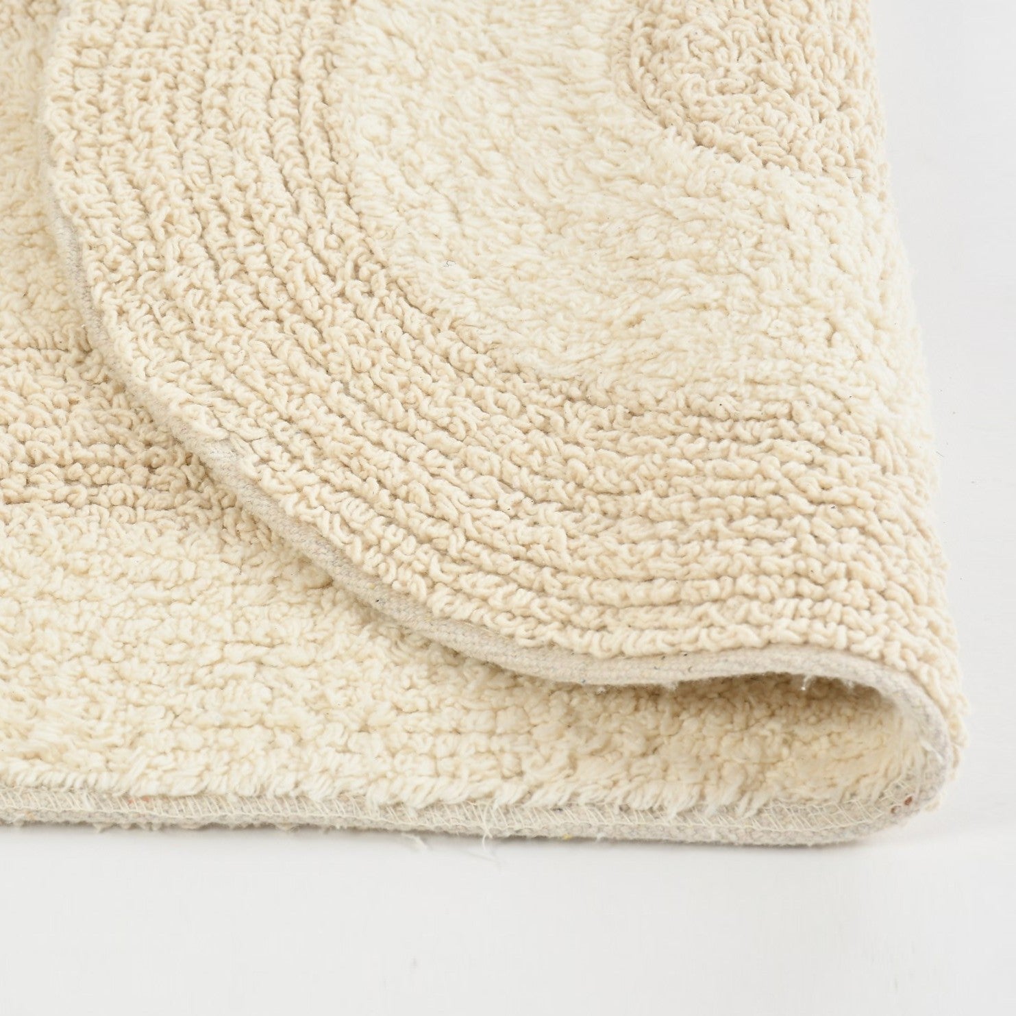 Ablon Cotton Bath Mat - 40x60cm, Ivory