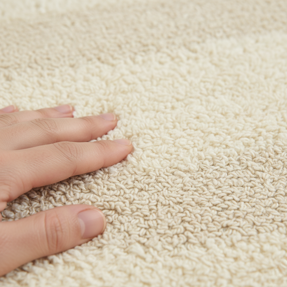 Ablon Cotton Bath Mat - 40x60cm, Ivory