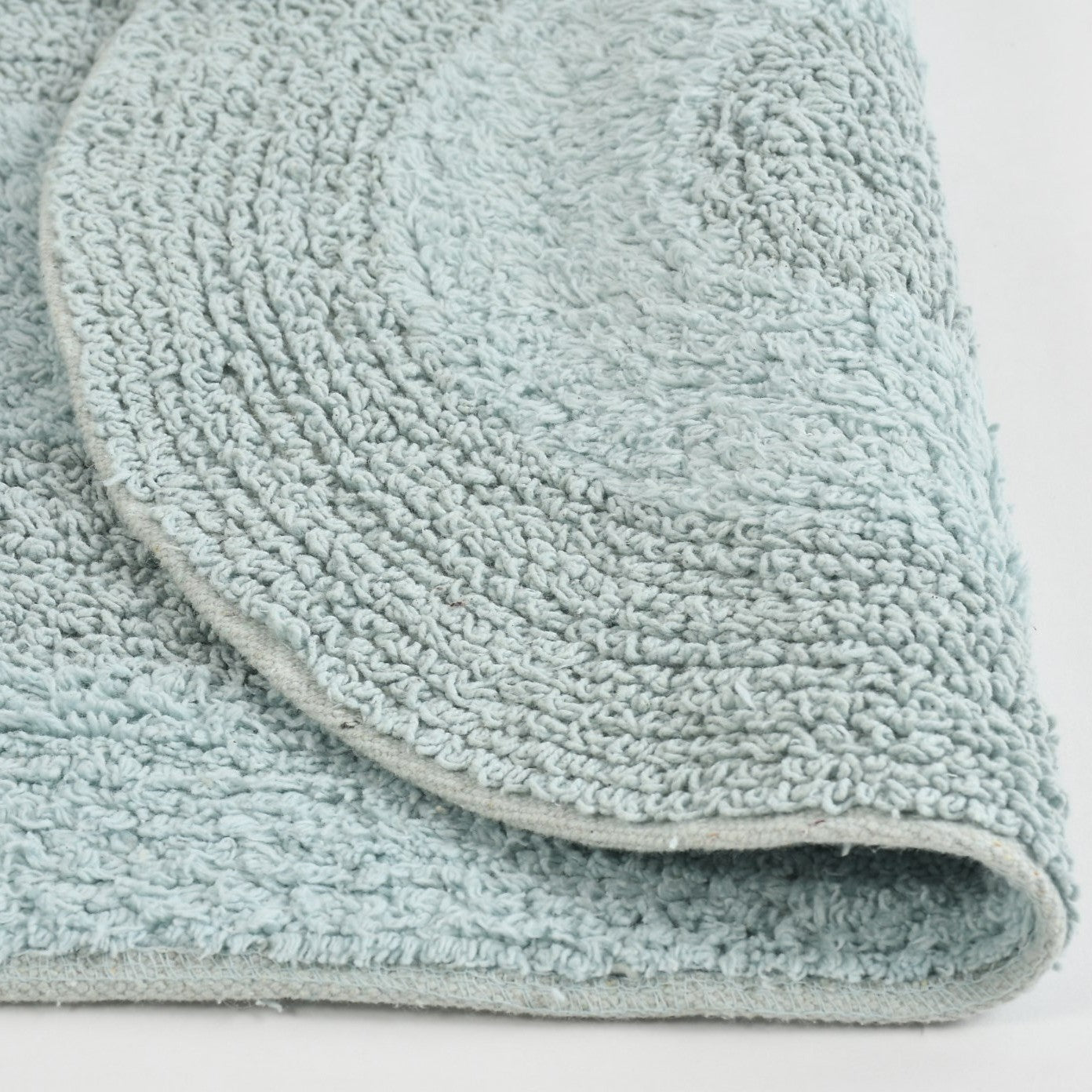 Ablon Cotton Bath Mat - 40x60cm, Light Blue