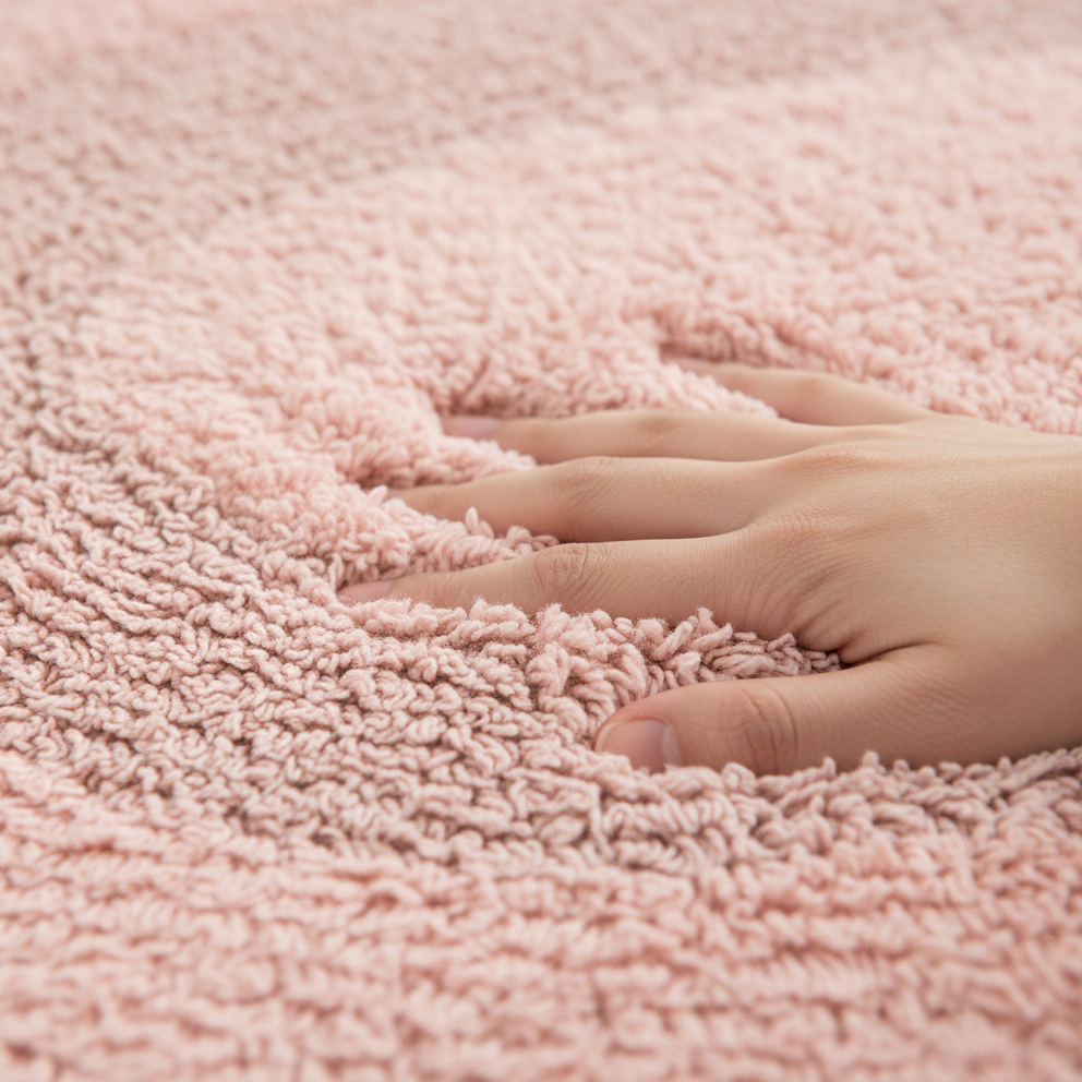 Ablon Cotton Bath Mat - 50x80cm, Pink