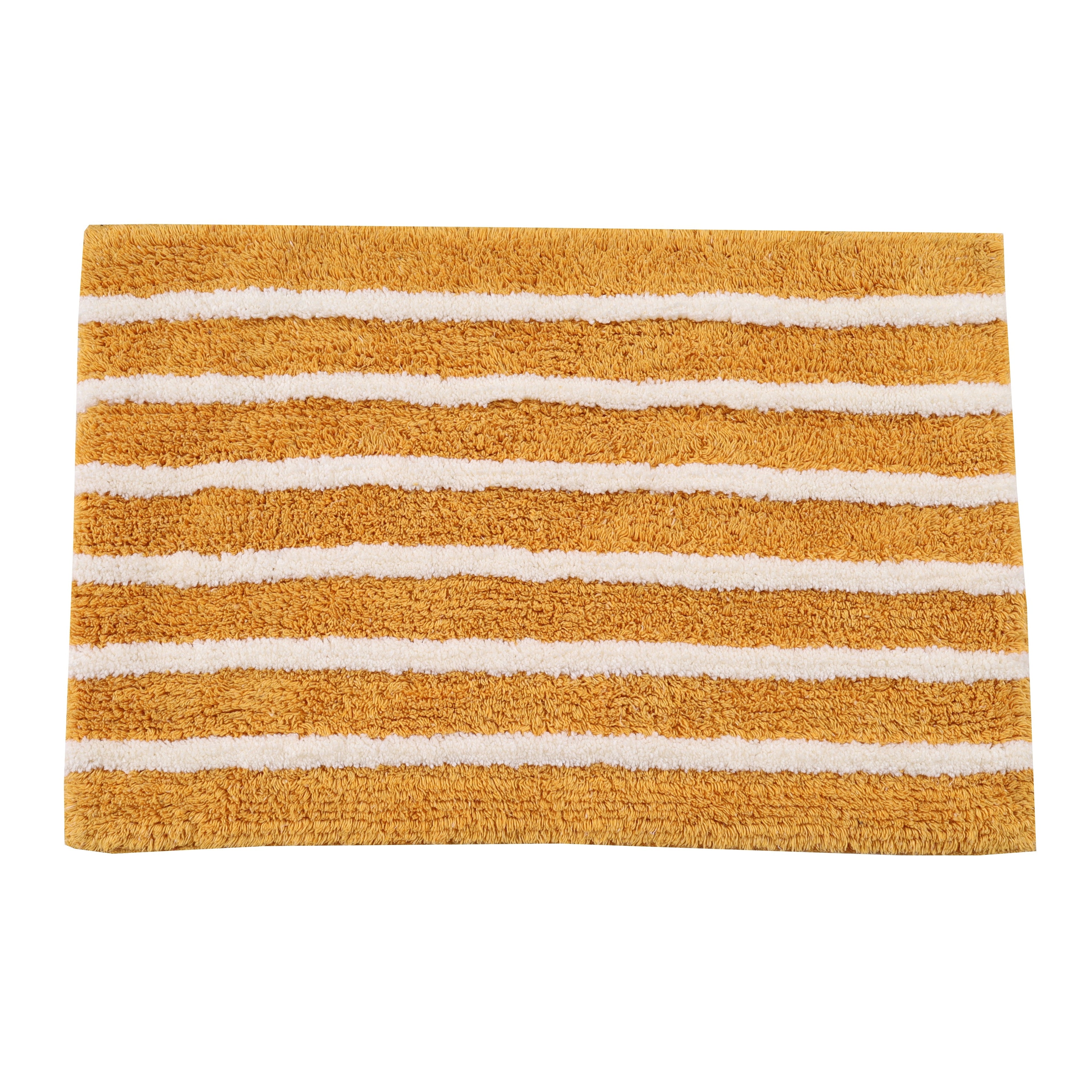 Linnea Cotton Bath Mat with Anti-Slip - 40x60cm, Gold