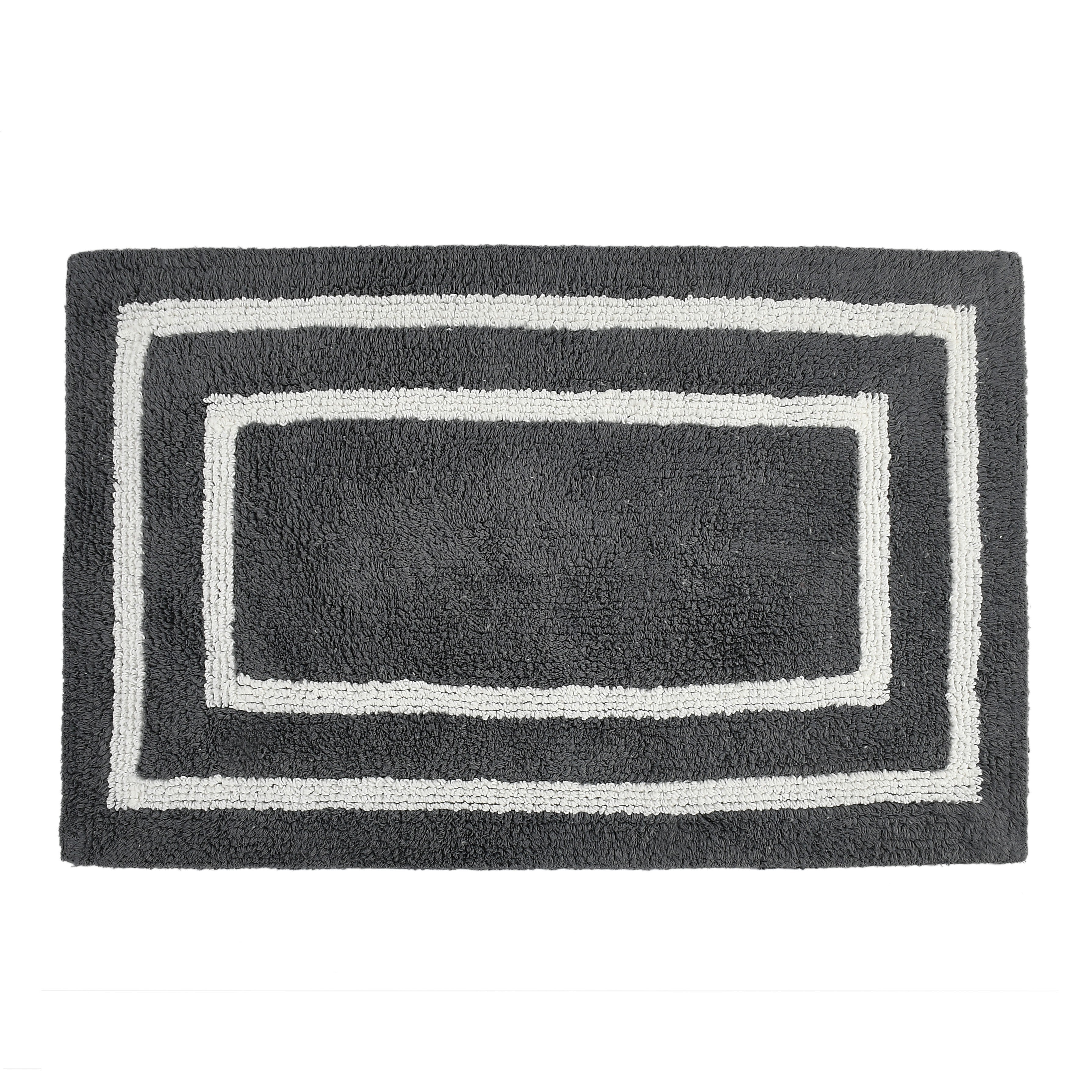 Framix Cotton Bath Mat - 40x60cm, Grey