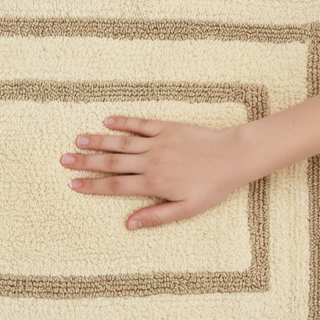 Framix Cotton Bath Mat - 40x60cm, Ivory