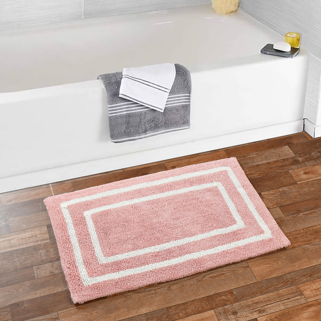 Framix Cotton Bath Mat - 40x60cm, Pink