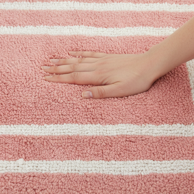 Framix Cotton Bath Mat - 40x60cm, Pink