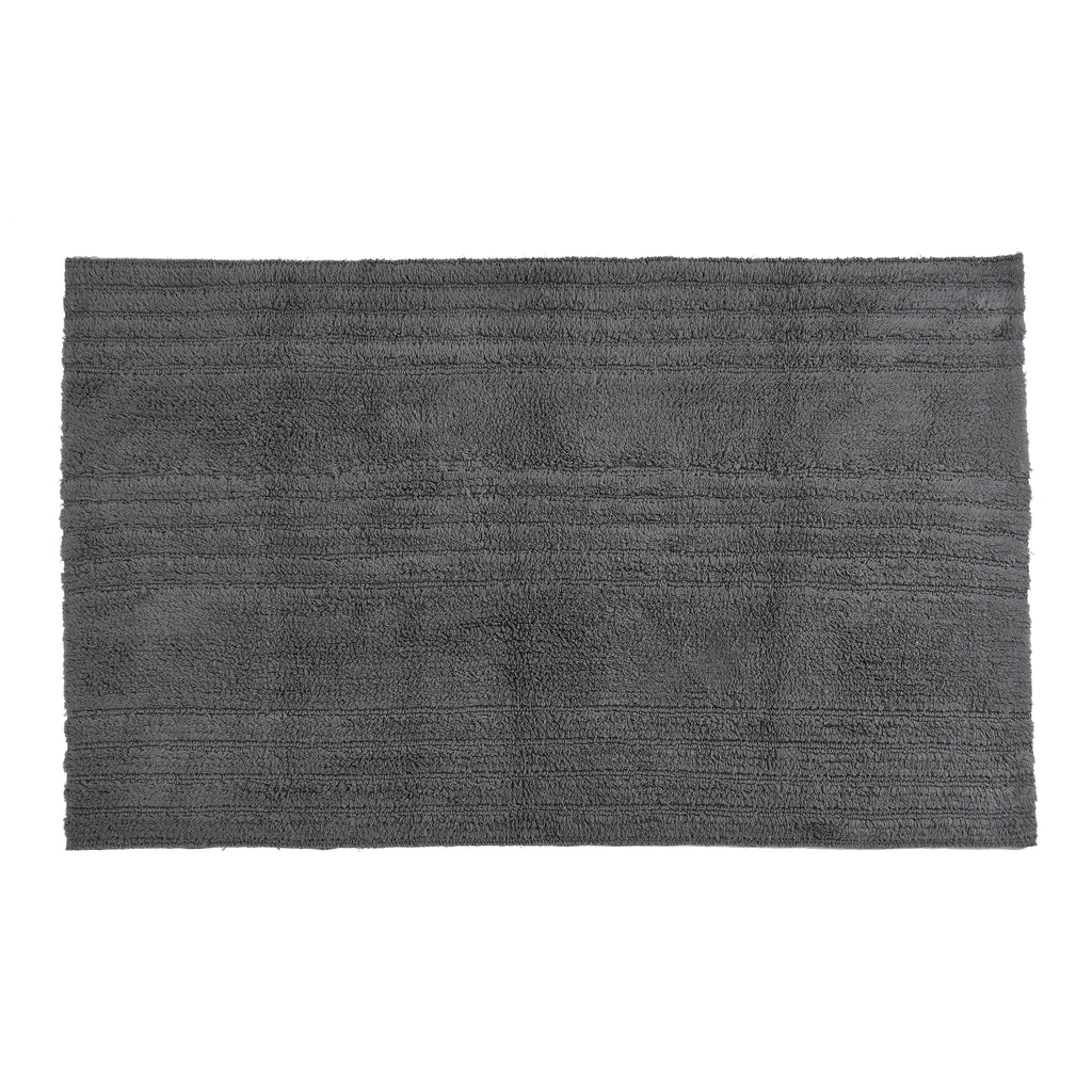 Triline Cotton Bath Mat - 40x60cm, Grey